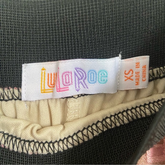 LuLaRoe | Lucy Skirt Dusty Pink Lace XS - Picture 3 of 4